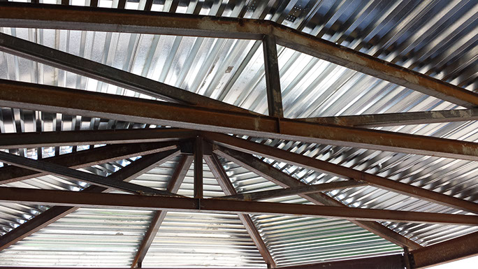 Homestead 4 steel canopy trusses
