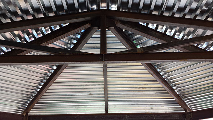 Homestead 4 steel canopy trusses