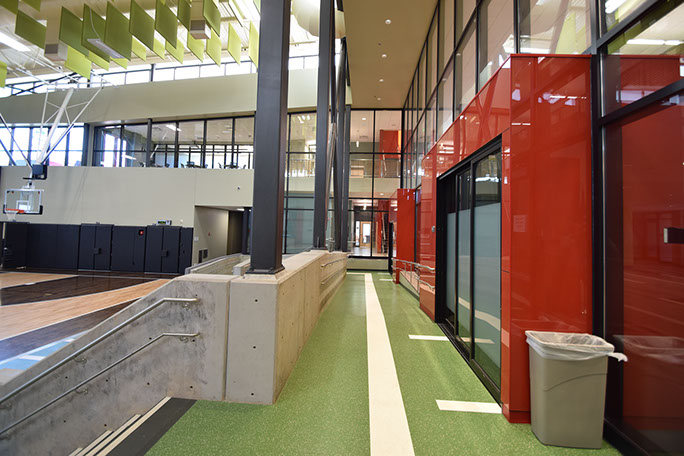 C. Mark Openshaw Education Center and Office Building ramp and clubhouses