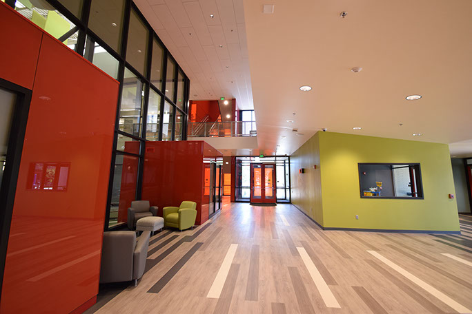 C. Mark Openshaw Education Center and Office Building main hallway