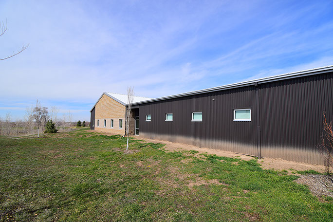Utah State Univerisity Kaysville Campus steel framing under construction