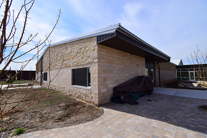 Utah State Univerisity Kaysville Campus steel framing under construction