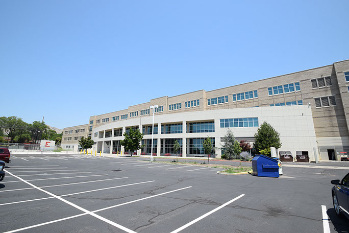 East High School parking lot