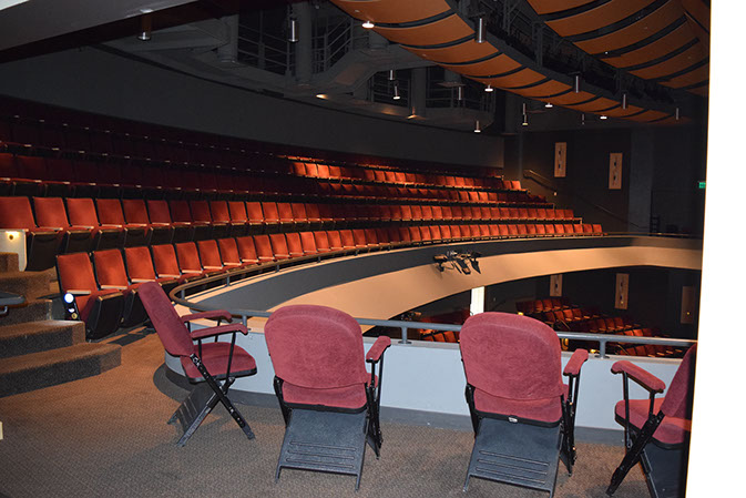Davis Center for the Performing Arts balcony seating completed
