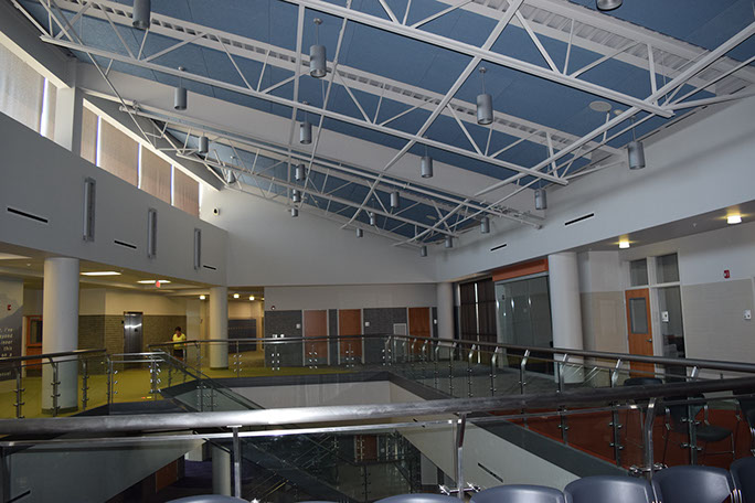 Vista Education Campus interior atrium