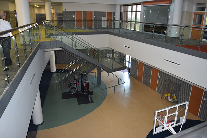 Vista Education Campus balcony and stairs