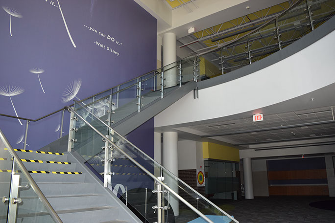 Vista Education Campus stairs