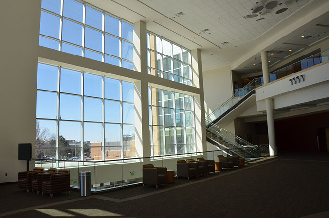 BYU-Idaho Center lobby area