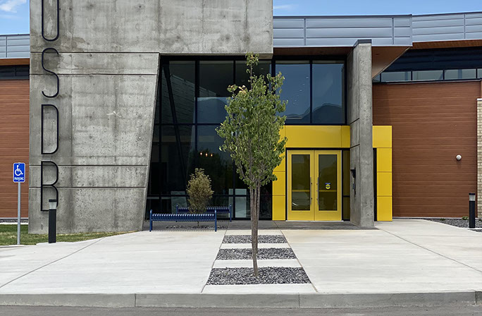 C. Mark Openshaw Education Center and Office Building x-braces