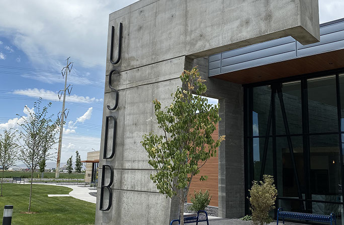 C. Mark Openshaw Education Center and Office Building x-braces