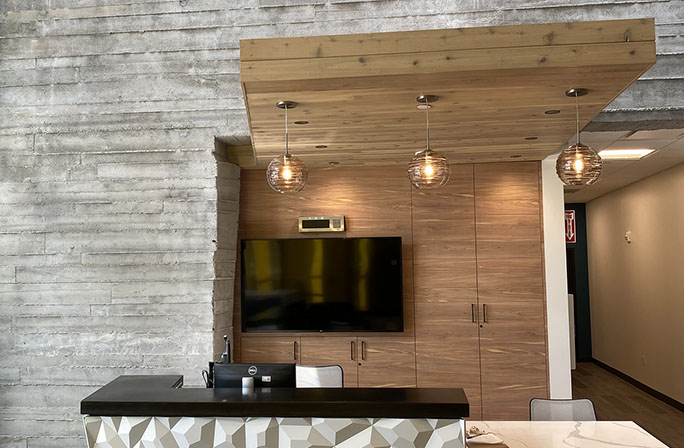 C. Mark Openshaw Education Center and Office Building x-braces