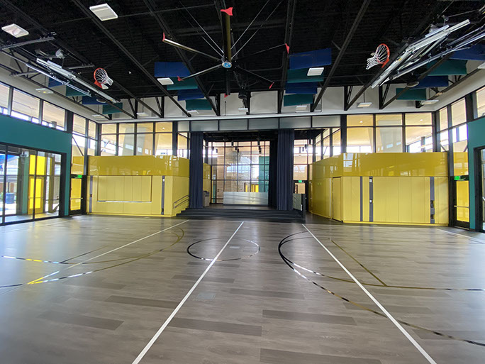 C. Mark Openshaw Education Center and Office Building x-braces