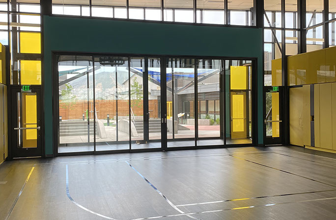 C. Mark Openshaw Education Center and Office Building x-braces