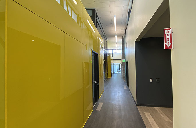 C. Mark Openshaw Education Center and Office Building x-braces