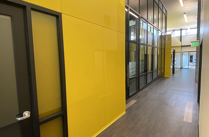 C. Mark Openshaw Education Center and Office Building x-braces