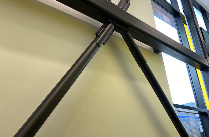 C. Mark Openshaw Education Center and Office Building x-braces