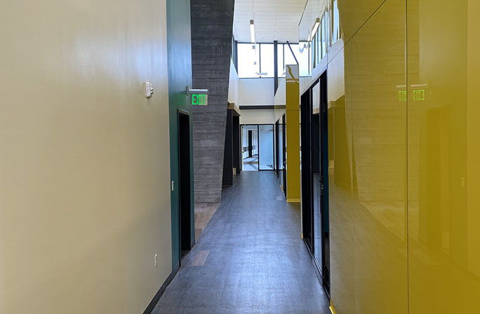 C. Mark Openshaw Education Center and Office Building x-braces