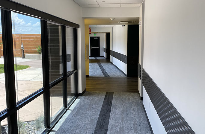 C. Mark Openshaw Education Center and Office Building x-braces