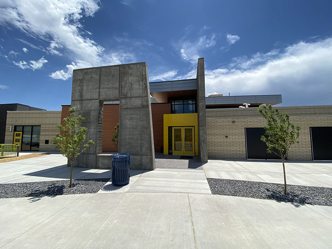 C. Mark Openshaw Education Center and Office Building x-braces