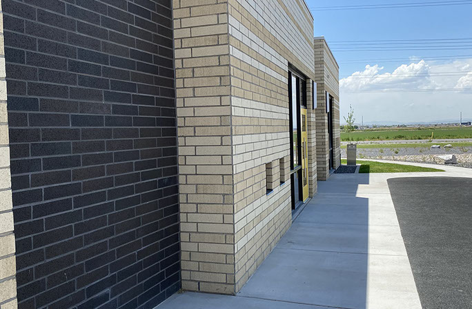 C. Mark Openshaw Education Center and Office Building x-braces