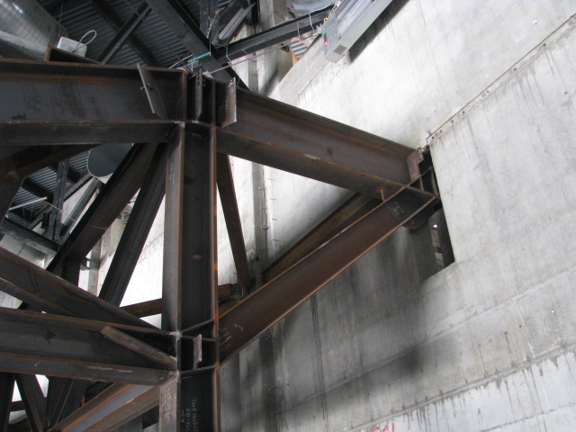 BYU-Idaho Center balcony seating connection to wall