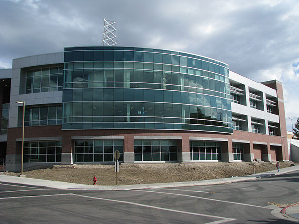 BYU Broadcast Building windows