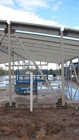 Utah State Univerisity Kaysville Campus steel brace frame